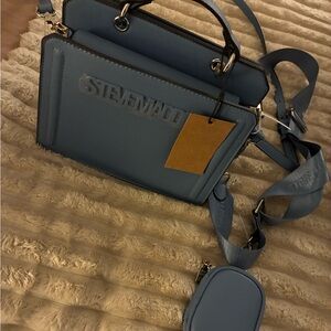 Steve Madden Slate Blue Crossbody Bag
